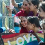 Rani Mukerji Instagram - This scene of Oye Hichki was honestly my favorite part of the video, I kept rewatching to make sure it was real 😭! But honestly, I loved the simplest of them showing the LBGTQ flag with “Love” on it, it shows how much India is progressing and I’m so proud of my root country 🇮🇳❤️! I loved how in the campaign of hichki, it said “to think homosexuality is a disease, that is a Hichki/hiccup” and I just loved it. And Rani’s smile in this makes me so happy, I need her back onscreen! (Also, show suggestion! Watch Romil and Jugal on Alt Balaji, never related so much to a show 🏳️‍🌈❤️)