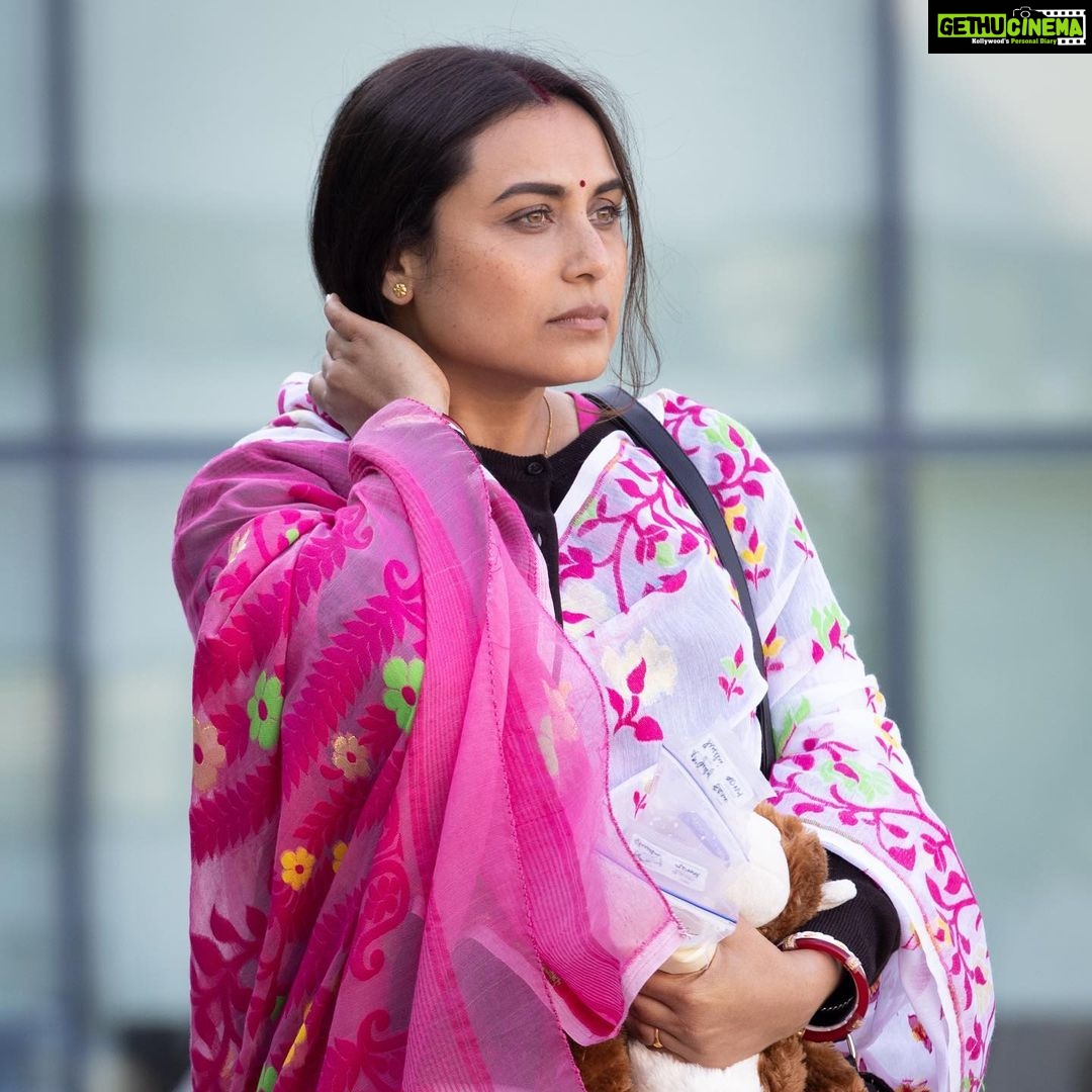 Rani Mukerji Instagram - I'm sure by now everyone has seen these images but DAILY REMINDER THAT MS CHATTERJEE VS NORWAY IS COMING MARCH 2023! So excited for the trailer! The Romantics update: literally so shocked Adi is giving this much material. So so so incredibly cool, halfway done. Honestly really connected to why I loved Bollywood in the first place.
