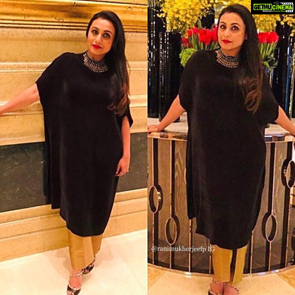 Rani Mukerji Instagram - Some highlights from the past two days in China ❤️. Isn’t Rani the most adorable person ever, that video of her dancing her fan is absolutely adorable IT WAS TO DISCOWALE KHISKO! ❤️🤩! And thank you for the all well-wishes who hoped I would get better, alhamdulilah the fever and back pain is over, but my headache had gotten worse 🤕🤒