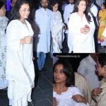 Rani Mukerji Instagram - Rani at the Krishna Raj Kapoor prayer meet 🙏🏽, with the one and only Rekha ji ❤️. My heart goes out to the Kapoors and this difficult time 😭
