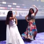Rani Mukerji Instagram - Some highlights from the past two days in China ❤️. Isn’t Rani the most adorable person ever, that video of her dancing her fan is absolutely adorable IT WAS TO DISCOWALE KHISKO! ❤️🤩! And thank you for the all well-wishes who hoped I would get better, alhamdulilah the fever and back pain is over, but my headache had gotten worse 🤕🤒