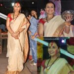 Rani Mukerji Instagram - Sindoor Khela 2017 😍! A little sad that last year Rani wasn’t at the pandals (due to her father’s demise) but I’m excited cause she’ll be back! AND since it’s Navratri...MEANS DURGA PUJA IS COMING SOON. I CANNOT WAIT 😍🤩