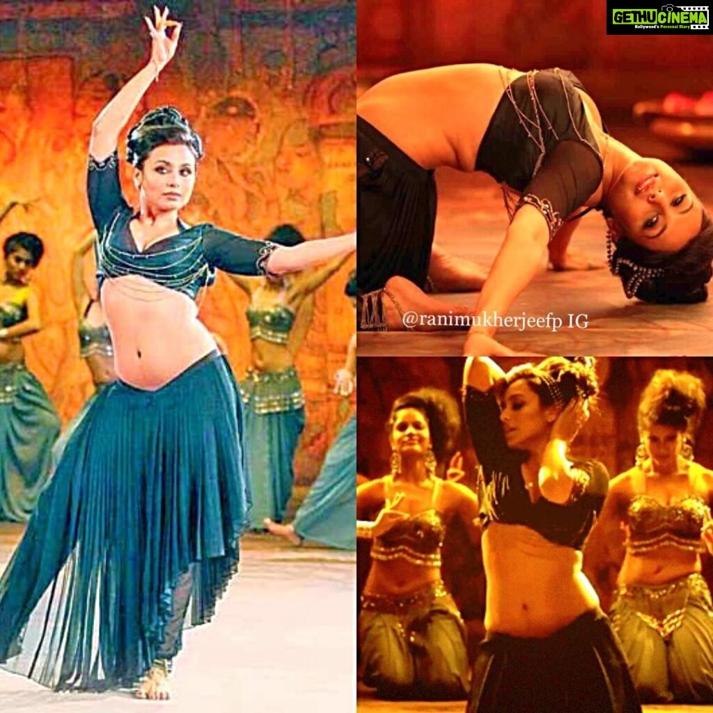 Rani Mukerji Instagram - Throwback to when Rani had to learn and do belly dancing for Aga Bai Aiyya in Aiyyaa 😍. We stan a body positive queen!!