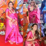 Rani Mukerji Instagram – Who remembers Durga Puja 2016 ✨? Can’t believe that was three years ago almost! I remember how insanely happy I was, so much press and photos of Rani that day! She looked so beautiful in that pink saree 😍🥰. Who agrees?!