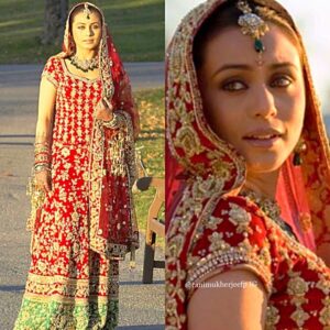 Rani Mukerji Instagram - Still one of the most stunning bridal outfits I’ve ever seen 😍! I can’t get over this, who else is in love 🥰? Lowkey seeing these pictures makes me wanna get married...