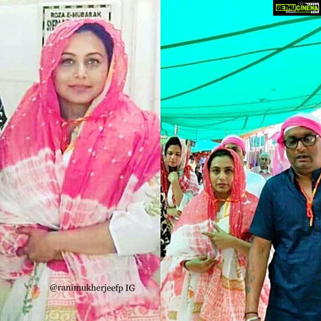 Rani Mukerji Instagram - (pictured is Rani at the Ajmer Sharif Dargah to seek blessings for film, Mardaani 2 ❤).❤❤❤. ALSO LITERALLY WANT THE MARDAANI 2 TRAILER ALREADY!