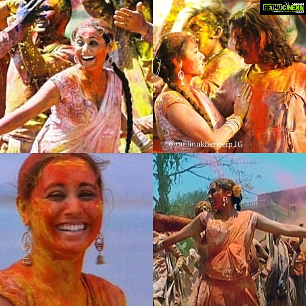 Rani Mukerji Instagram - Sorry it’s been a while, Instagram has not let me log in through the app and I’ve been unable to post a lot. I wanted to post a really good edit but I am unable to do this :(. So have fun with w/ this Holi- Rani birthday post!! But I wanted to come to celebrate Holi and RANI MUKERJI’s BIRTHDAY! May this Holi be colourful and happy and safe and fill your year with colors that will enrich our lives further💥🌈! And... HAPPY BIRTHDAY RANI MUKHERJEE CHOPRA! Rani is my number one idol. She’s my aspiration. She is so kind and benevolent and honestly is a queen. Her acting warms my heart, her dances are captivating and her eyes are so beautiful and just EVERYTHING about her is amazing. I love her. I’m so grateful to be able to have such a huge fan-base in her honor. She makes everything worthwhile for me. Every year, I look forward to her birthday. Cause I feel as if I’m celebrating w her cause to me she’s practically family ❤. She’s the reason I love Bollywood, she’s the reason why my life turned out as it is, she’s inspired me to find and explore who I was and is my biggest idol. I love her so much and I wish her nothing but the best. She is absolutely amazing and I can’t describe my feelings, this is only a fraction of how much love I have for her ❤! Happy birthday Rani🥳🥳!