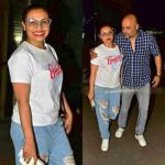 Rani Mukerji Instagram - Rani spotted at the airport with her brother 💕! How cute, she’s honestly such a queen love her 💘😍! Her smile and pose is so cute gahhhh 🥰