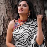 Ranjani Raghavan Instagram - 🖤🤍 ಲೈಫಿನಲಿ 💙💚💛🧡❤️💜 ಕನಸುಗಳು! Wearing @rose_petals_whitefield Photography @kandys_moments Hair @makeoverbyranjitha_gowda
