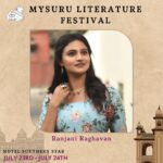 Ranjani Raghavan Instagram - Ranjani Raghavan grew up in Bangalore and procured her MBA degree from MVIT. She loves singing and is an accomplished Carnatic music vocalist. She is an actor and a writer. She has authored a book called “Kathe Dabbi” published by ‘Bahuroopi’. Her webseries is called ‘Hakunamatata’ and she has acted in several Kannada movies like Rajahamsa, Takkar, Kshamisi Nimma Katheyalli Hanavilla, Satyam and Night Curfew to name a few. She has co-starred with well-known actors like Malashri, Vijayraghavendta, Rishi and Diganth. She is known for her role as the female lead in the Kannada soap Kannadathi. She has been awarded the best heroine award at the Anubandha Colours Kannada channel, Youth Icon by Rotary Bangalore, Chittara rising star by Chittara magazine and Best Social Cause Influencer by influencer.in @ranjani.raghavan . #mysuru #mysuruliteraturefestival #kannadamovies #literature