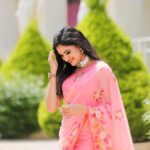 Ranjani Raghavan Instagram - 🌸 Saree - @sumareddydesignhouse MUA - @bindusadashiv Photography- @suchigowdru Choker - @maanvicollection