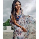 Ranjani Raghavan Instagram - 🦋🌥 Saree by - @adornelegance PC - @sowdhamini_ramya 😘
