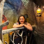 Ranjani Raghavan Instagram - The cave you fear to enter may hold the light you seek! ಹಾಗಾಗಿ ಗುಹೆಯೊಳಗೆ ಹೋಗಲು ಹೆದರದಿರಿ😉 @wildplanet_banaheights @tripstoluxury #caveroom #newexperience #naturelover Wild Planet -Bana Heights