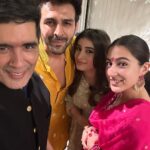Raveena Tandon Instagram – It’s the time for the festive season to commence with the arrival of Bappa! With friends and family! Our in-house Bappa gets pampered year through, but even more these days .. ♥️🌸🕉️🌸♥️ Bandra West