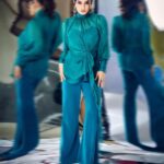 Raveena Tandon Instagram - The Devil and the Deep SeA.. #aquarules Outfit - @labelamoda.in @dewandbloom Earrings - @minerali_store Rings - @misho_designs @azgaofficial @minerali_store Footwear - @eridani.in Styled by @poojagulabani Glam by @sshurakhan Clicked by @rohnpingalay Managed by @reemapandit Mumbai, Maharashtra