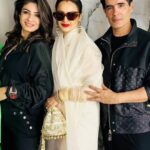 Raveena Tandon Instagram - The week that went by….♥️ surprise get togethers,#taali success celebrations, @afeefanadiadwala your face was a revelation with all the surprise and shocks! 😂 you deserve all the happiness , surprises and success! Happy Birthdays , Dear @siddhid11 ♥️ wishing you all the Love and happiness Positivity and blessings! Bandra West