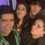 Raveena Tandon Instagram - The week that went by….♥️ surprise get togethers,#taali success celebrations, @afeefanadiadwala your face was a revelation with all the surprise and shocks! 😂 you deserve all the happiness , surprises and success! Happy Birthdays , Dear @siddhid11 ♥️ wishing you all the Love and happiness Positivity and blessings! Bandra West