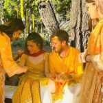 Raveena Tandon Instagram – Wedding Wows!!! #haldi 💛♥️ #aussiewedding 💛