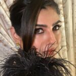 Raveena Tandon Instagram - Lost Ina world that doesn’t exist… embrace what’s in store the glorious mess, maybe the ride will be smoother to the end .. ♥️😘 Style by : @kmundhe4442 Outfit by : label ambrosia couture Jwellery by : @whitehaathidesigns @connectedforfashion Mua by : @shuraakhan Manged by : @reemapandit Mumbai, Maharashtra