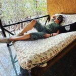 Raveena Tandon Instagram - 44 degree afternoons … 🔥♥️ @walkwildwithrt