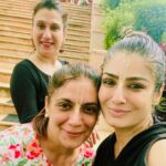 Raveena Tandon Instagram – The week that was….
1) car trip / farm life ♥️
2) reluctant Co star Alaska
3) the three Musketeers ♥️
4)at Govardhan (iskon) Darshan !
5) a rainy afternoon with the class of 23 . Mumbai, Maharashtra