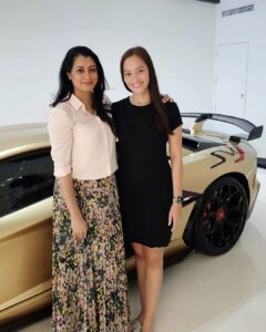 Reenu Mathews Instagram - Big Dreams have Small Beginnings....This perfectly describes the Incredible person & family man I met. @dileepheilbronn @atypicalmj Lovely meeting you both & having an amazing conversation about your journey. Looking forward to many more. Stay blessed❤️
.
.
#carenthusiast 
#lifestyleblogdubai 
#dileepheilbronn
#reenumathews
#lifeindubai