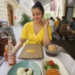 Reenu Mathews Instagram - For the love of Greek cuisine 🧿 . . #foodstagram #reenumathews #greektatziki Vienna, Austria
