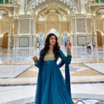 Reeshma Nanaiah Instagram - Lost in the beauty of this gem✨ @qasralwatantour 🤍 #inabudhabi #qsaralwatan #ad #visitabudhabi #abudhabi