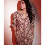 Reeshma Nanaiah Instagram - 🍂 Wearing : @whysobluelove Mua : @artistryby_priyankaharish Accessories: @dhwanibansalofficial Styling : @stilerush_by_varshinijanakiram Assisted by : @charny_mashi Shot by : @vasukikarkone