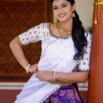 Reeshma Nanaiah Instagram - ✨ Designer : @rose_petals_whitefield Photography: @abhishek_bn_photography Makeover : @akshay_makeup_artist Hairdo: @makeoverby_roopa_akshay Location: @shoot_in.official
