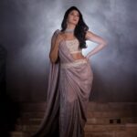 Reeshma Nanaiah Instagram - Less bitter, more glitter Ready for 2023✨ Wishing you all a very happy new year ❤️ may this year be filled with positivity ✨ Designer : @rose_petals_whitefield Photography: @abhishek_bn_photography Makeover : @akshay_makeup_artist Hairdo: @makeoverby_roopa_akshay Location: @shoot_in.official