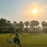 Reeshma Nanaiah Instagram - Golden hour✨🌅🌊 Park Hyatt Saadiyat Island