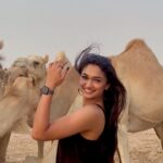 Reeshma Nanaiah Instagram – Dunes, dust, and desert dreams 🏜️
@visitabudhabi 
.
.
.
.
.
#InAbuDhabi #desertsafari #desertlife #ad Abu Dhabi, United Arab Emirates