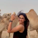 Reeshma Nanaiah Instagram - Dunes, dust, and desert dreams 🏜️ @visitabudhabi . . . . . #InAbuDhabi #desertsafari #desertlife #ad Abu Dhabi, United Arab Emirates