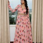 Reeshma Nanaiah Instagram - For you, I've got an endless love. 🌟❤️ Outfit: @arulaa_by_rashmianooprao 🫶🏽