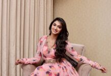 Reeshma Nanaiah Instagram - For you, I've got an endless love. 🌟❤️ Outfit: @arulaa_by_rashmianooprao 🫶🏽
