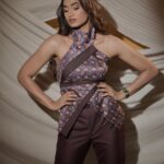 Reeshma Nanaiah Instagram - 🪻 @arulaa_by_rashmianooprao @epicsbysandeep_official @glamupbypreethirathod