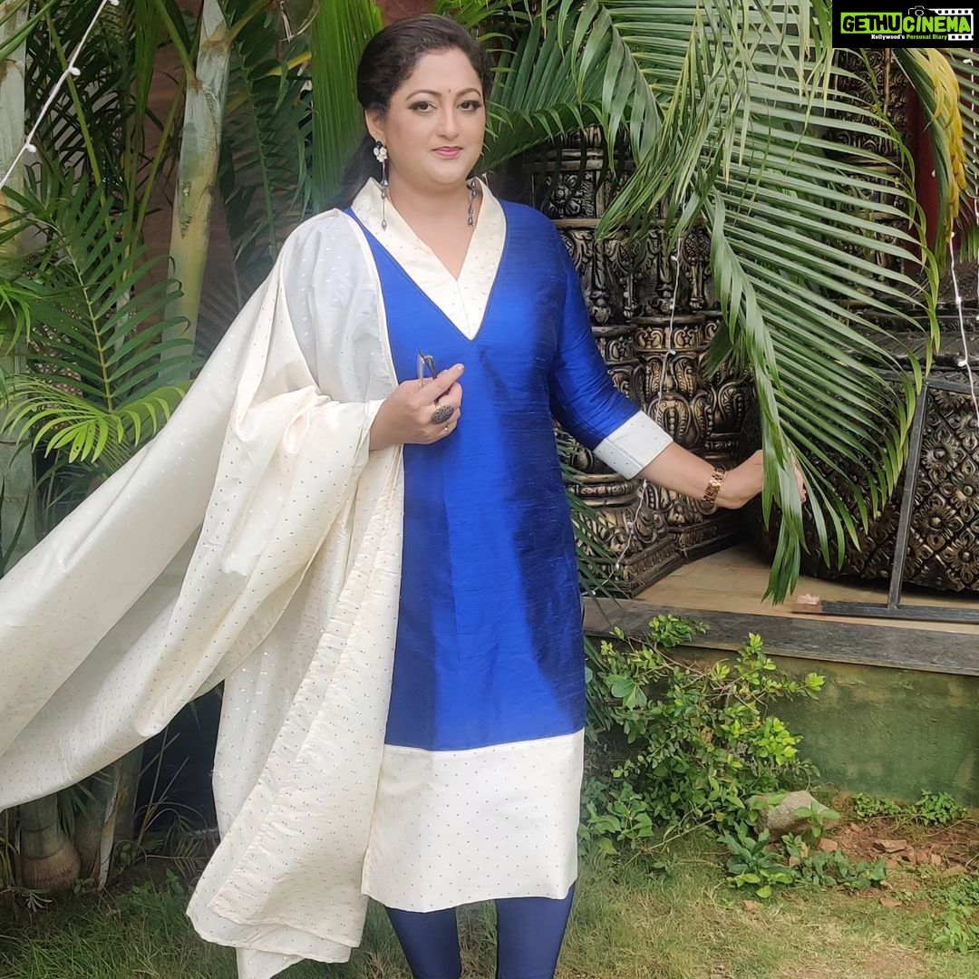 Rekha Krishnappa Instagram - Satisfaction of designing my own costume❤️ #dressdesign #dressdesigner #dressdesigns #happiness #kalinger #kalingertv #beingaadira #aadirah Bangalore, India