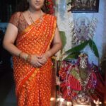Rekha Krishnappa Instagram - Varamahalakshmi celebrations.. 🙏🏻 Work is needed, at the same time we need your blessings too🙏🏻🙏🏻 #blessings #happiness #celebrations Bangalore, India