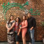 Rekha Krishnappa Instagram - Four of us, creating a scene at @thesceneblr ❤️ cheesseeeeyyyyy rite??? 😜😜😜 #celebration #familydinner #familyfun #familytime #funtimes The Scene Bengaluru