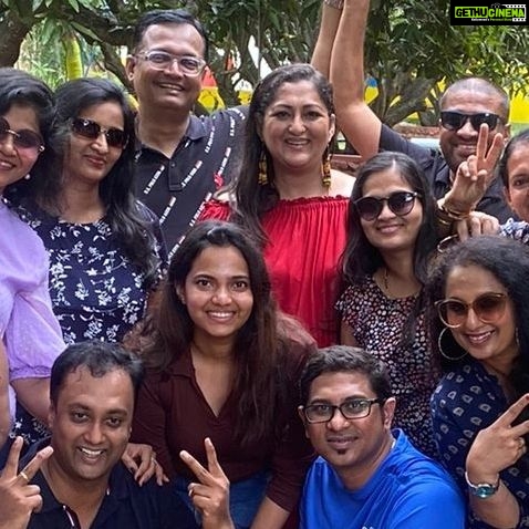 Rekha Krishnappa Instagram - Had awesome fun for two days with continued bloodline 😜 My crazy cousins and families @roopabhattacharjee @brundasagar @reenierahul @raghav_krish @ramyanarayan24 @rakesheregodu @laharijayamurthy @preethimanjappa Thanks for hosting us @gariresortsbidadi The Gari Resorts