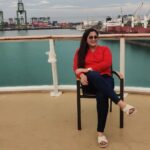 Rekha Krishnappa Instagram - mr and Mrs chinnathirai Memories dump.... ❤️ One year up already .... @cordeliacruises #funtrips #fundestinations #familytrips #happiness #familyfun #cruise #cruisetrip #photoshoots Chennai, India