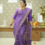 Rekha Krishnappa Instagram - Mainly the colour and the fine lines, I am talking about the saree and it's perfection ... The material is superb.... Looks so elegant... Go for it from @saishrithestyleinyou It's trending now ... Thank you for this beautiful saree.. @saishrithestyleinyou Thank you for such beautiful pics @sj_miracle__ #trending #sareelove #sareefun #ethinicwear #ethinicfashion #fashionsarees #shootingspot Chennai, India