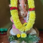 Rekha Krishnappa Instagram - Namma Mane ganesha... Enga veetu pilliaar... Ganapathi bapa moriya... #ganesha #chaturthicelebratuon #festivals #happiness Bangalore, India