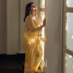 Remya Nambeesan Instagram - Golden hour 💫✨ Photography @ram___prakash_ Mua @jo_makeup_artist Costume @mayon_by_subhathracouture Styling @ishwaryaalaguvel EarRings @keyaa_by_kartika Chennai, India