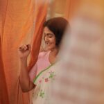 Remya Nambeesan Instagram - Manga - The reminiscent muse Within her beats a touch of yesteryear's art, A nostalgic femininity, a cherished tune. In day's gentle stroll and the lazy afternoon, She weaves memories and dreams beneath the sky Photography - @plan.b.actions HMUA - @jo_makeup_artist Concept & Styling - @arjun_vasudevs Styling team - @_anaaaaan_ Saree - @inkpikle Ernakulam City, Kerala