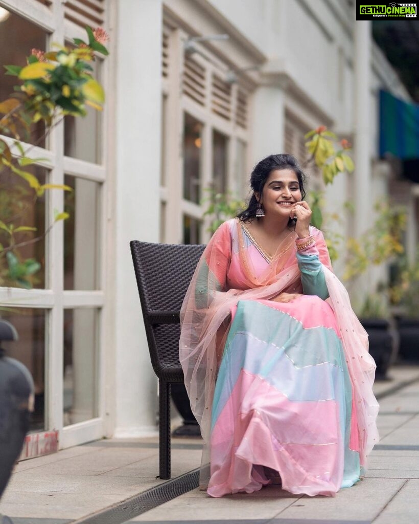 Remya Nambeesan Instagram - Photography @ram___prakash_ Mua @jo_makeup_artist Costume @mayon_by_subhathracouture Styling @ishwaryaalaguvel EarRings @keyaa_by_kartika Chennai, India