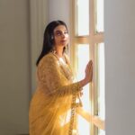 Remya Nambeesan Instagram - Golden hour 💫✨ Photography @ram___prakash_ Mua @jo_makeup_artist Costume @mayon_by_subhathracouture Styling @ishwaryaalaguvel EarRings @keyaa_by_kartika Chennai, India
