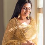 Remya Nambeesan Instagram - Golden hour 💫✨ Photography @ram___prakash_ Mua @jo_makeup_artist Costume @mayon_by_subhathracouture Styling @ishwaryaalaguvel EarRings @keyaa_by_kartika Chennai, India