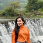 Rhea Sharma Instagram – Captivated by the symphony of water and rocks 🎶 #nature #chasingwaterfalls